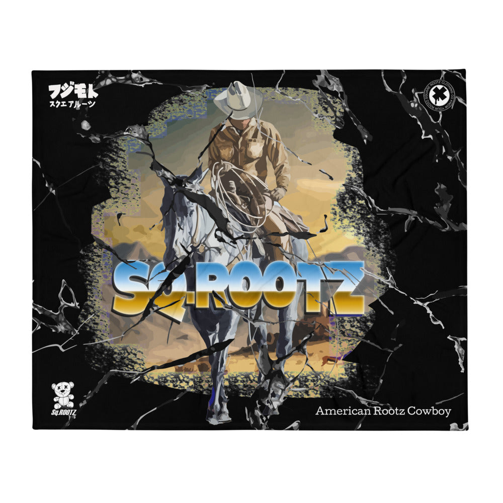 Rootz Cowboy Throw Blanket