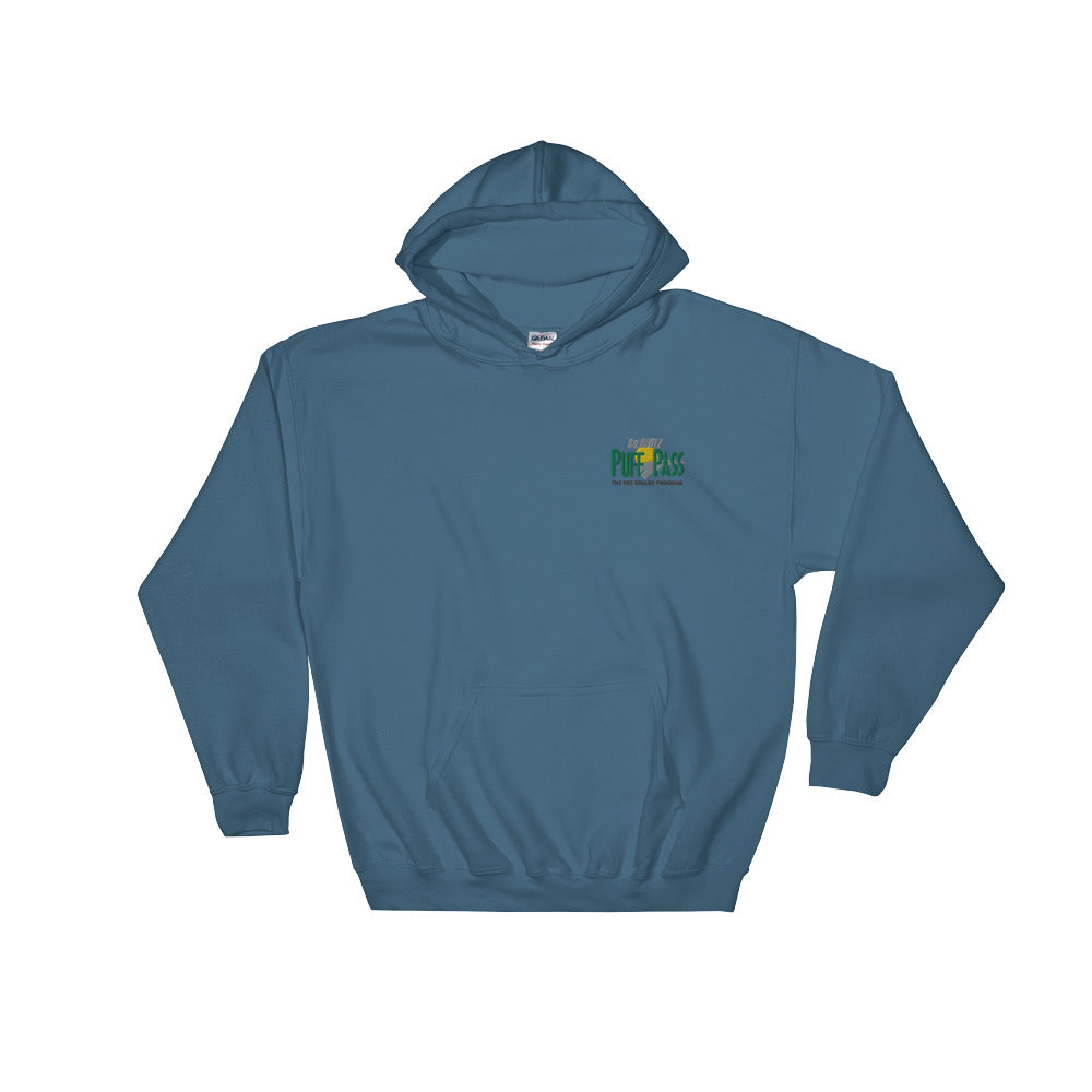 Puff Pass Embroidered Hoodie