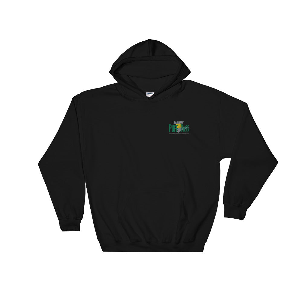Puff Pass Embroidered Hoodie