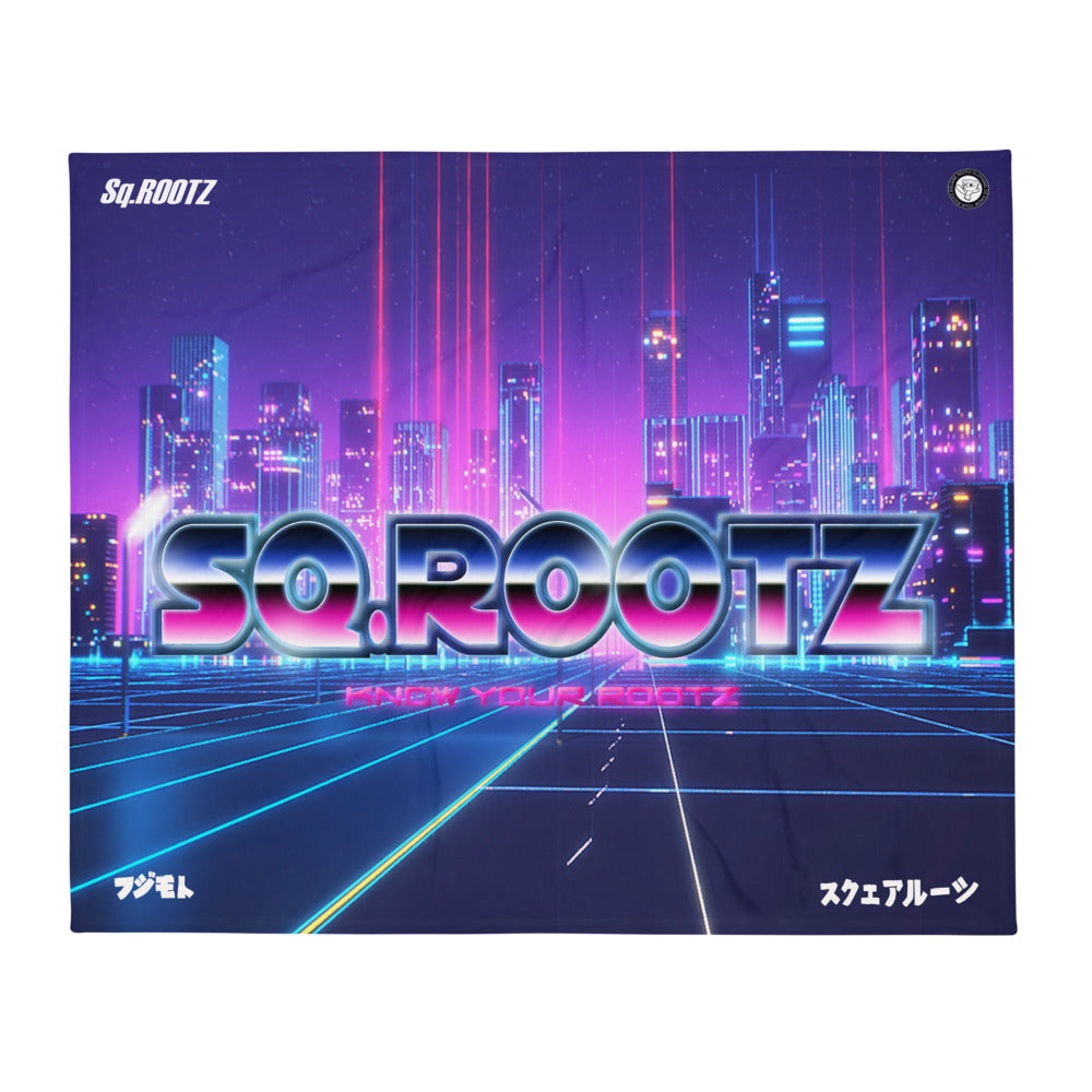 Rootz City Throw Blanket