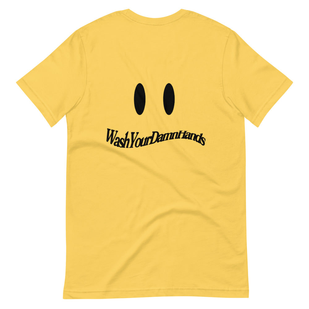 Wash Your Damn Hands Smiley Tee
