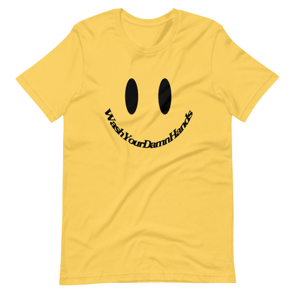 Wash Your Damn Hands Smiley Tee