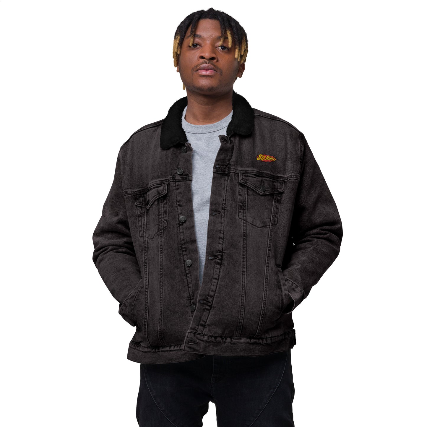 Sq.Rootz Embroidered Sherpa Jacket